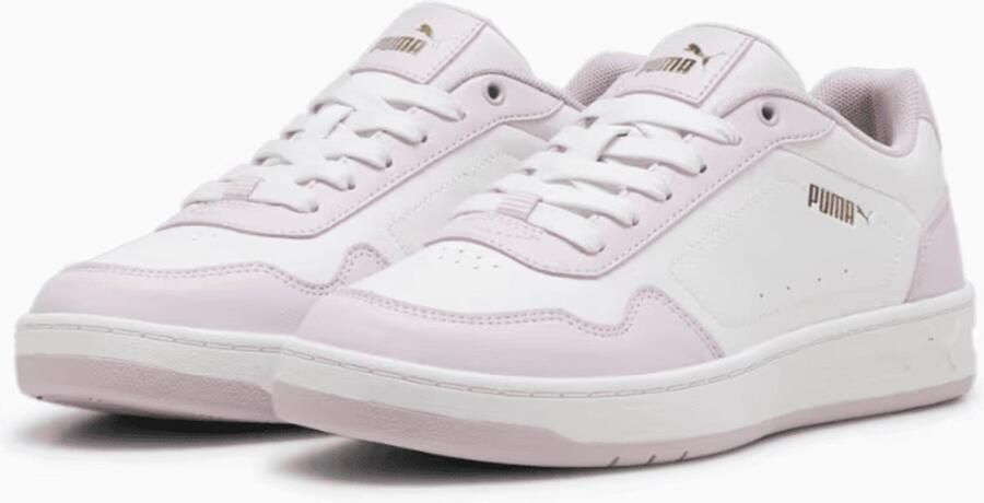 PUMA Dames Sneaker Court Classy White grape Mist