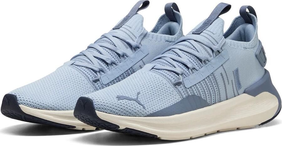 PUMA Dames Softride Symmetry Fuzion Wns 310460 Blue-Grey Sky-Warm White Sneaker