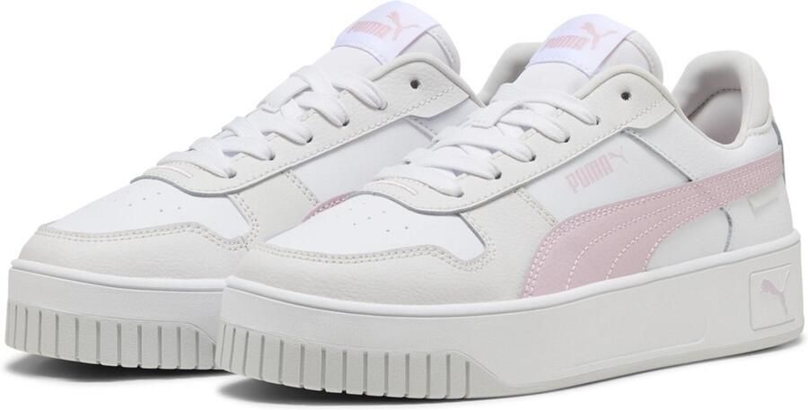 Puma Carina Street sneakers wit roze lichtgrijs - Foto 2