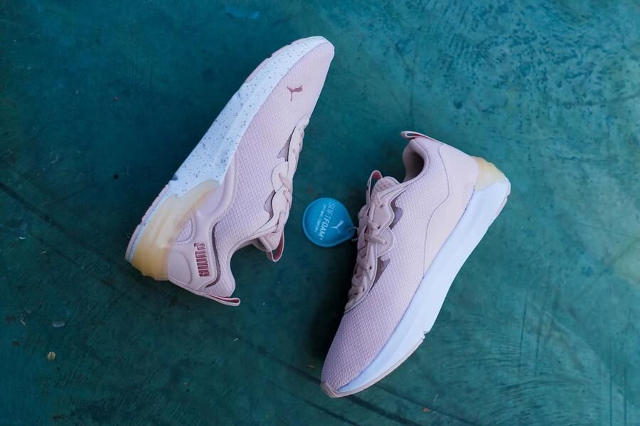 PUMA Damessportschoenen Wms Cell Initiate Speckle Lotus Wit Roze