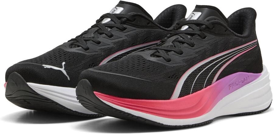 PUMA Darter Pro 2 Unisex Sportschoenen Black-Pure Pink-Electric Orchid - Foto 1