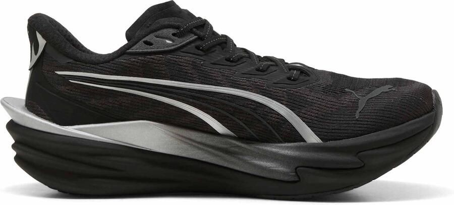 PUMA Deviate NITRO 4 Brightstride Zwart Zilver Dames