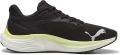Puma Electrify Nitro mesh hardloopschoenen 4 zwart lichtgroen - Zwart