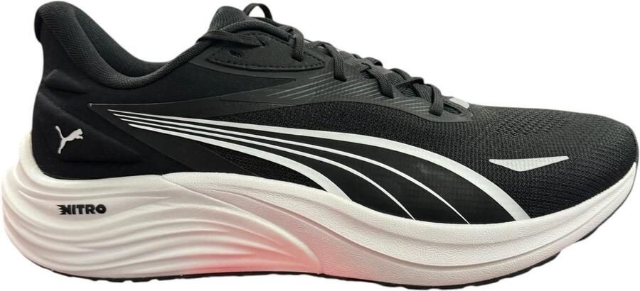 PUMA Electrify Nitro 4 Sneakers Mannen Zwart Wit