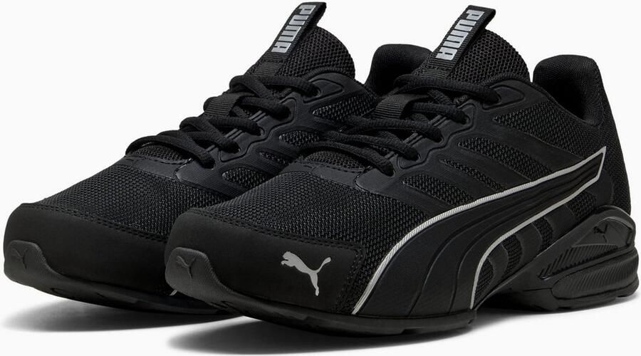 PUMA Unisex Electro Sneakers 312964 01 Black Silver