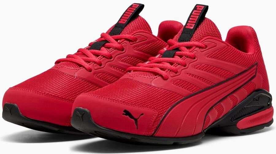 PUMA Unisex Electro Sneakers 312964 04 Red-Black