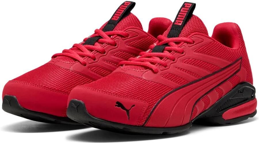 PUMA Unisex Electro Sneakers 312964 04 Red-Black