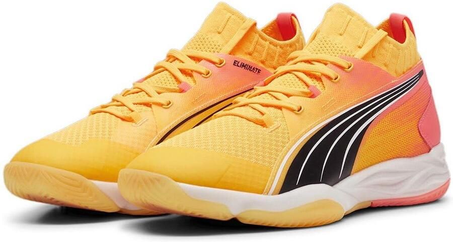 PUMA Eliminate Nitro Sqd Indoor Fietsschoenen Oranje Man