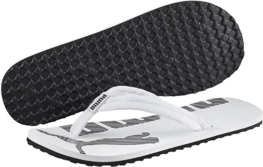 PUMA Epic Flip V2 Slippers Unisex White Black