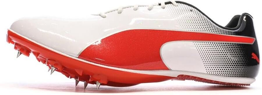 PUMA EVOSPEED SPRINT 14 Heren Atletiekschoenen WHITE- BLACK-RED