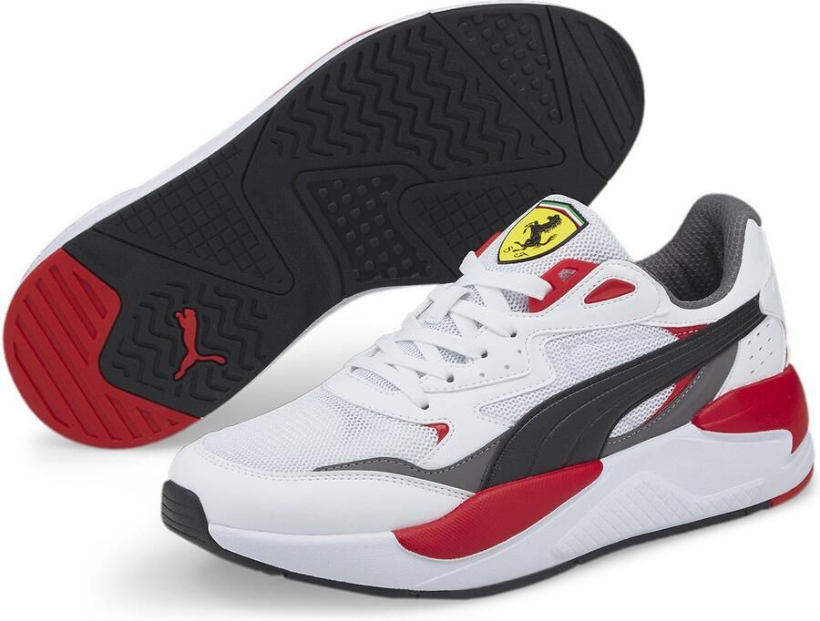 Puma scuderia ferrari x ray speed sneakers wit rood