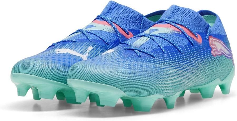 PUMA Fußballschuhe Low Future 7 Ultimate Low FG AG 107919 Bluemazing- White-Electric Peppermint