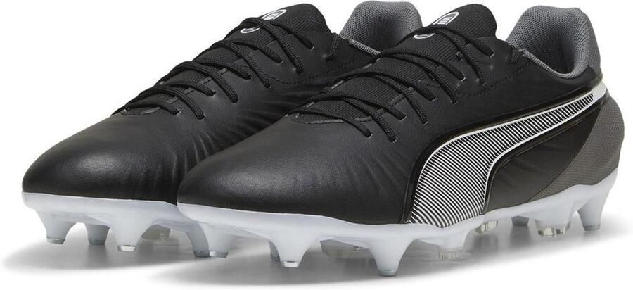 PUMA Fußballschuhe Low King Match MxSG 107875 Black- White-Cool Dark Gray