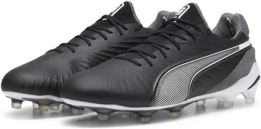PUMA Fußballschuhe Low King Ultimate FG AG 107809 Black- White-Cool Dark Gray