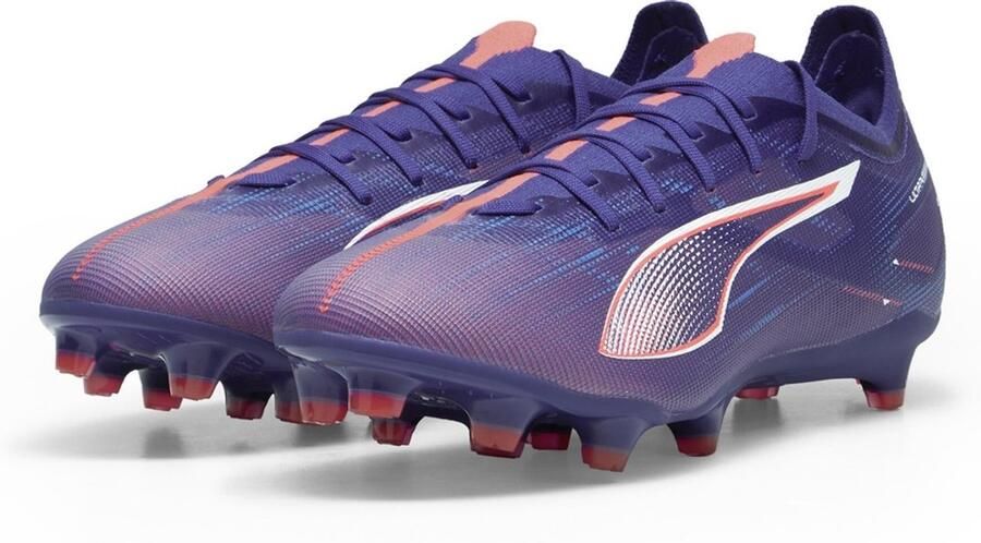 PUMA Fußballschuhe Low Ultra 5 Match FG AG 107687 Lapis Lazuli- White-Sunset Glow - Foto 4