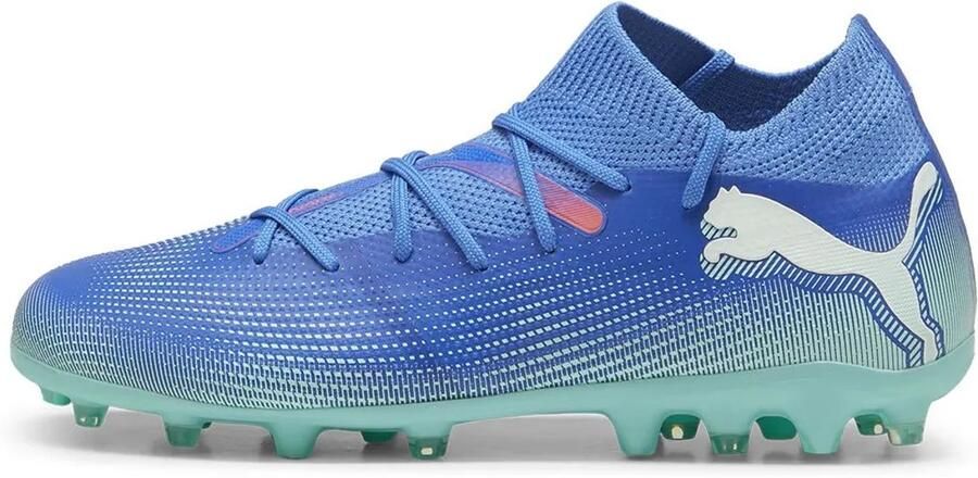PUMA Future 7 Match Mg Jr Voetbalschoenen Blauw