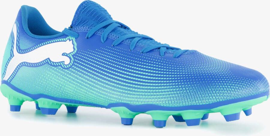 PUMA FUTURE 7 PLAY FG AG Unisex Sportschoenen Hyperlink Blue-Mint- White - Foto 3