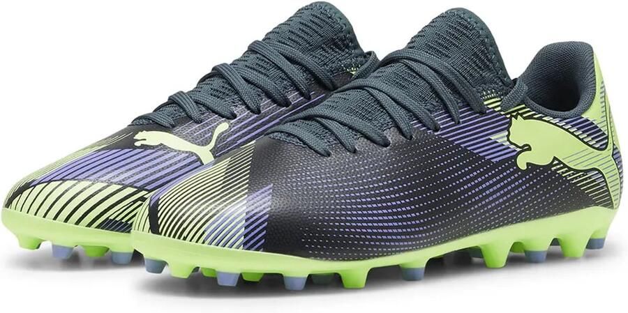 PUMA Future 7 Play Mg Jr Voetbalschoenen Paars