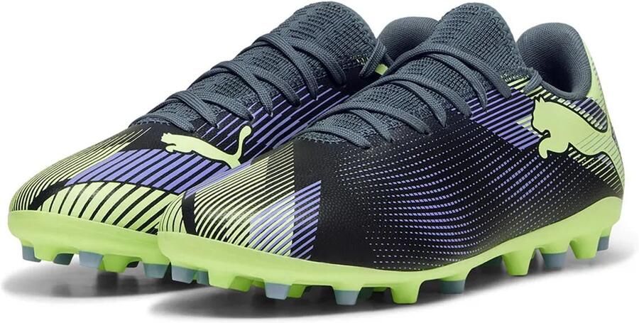PUMA Future 7 Play Mg Voetbalschoenen Blauw Zwart