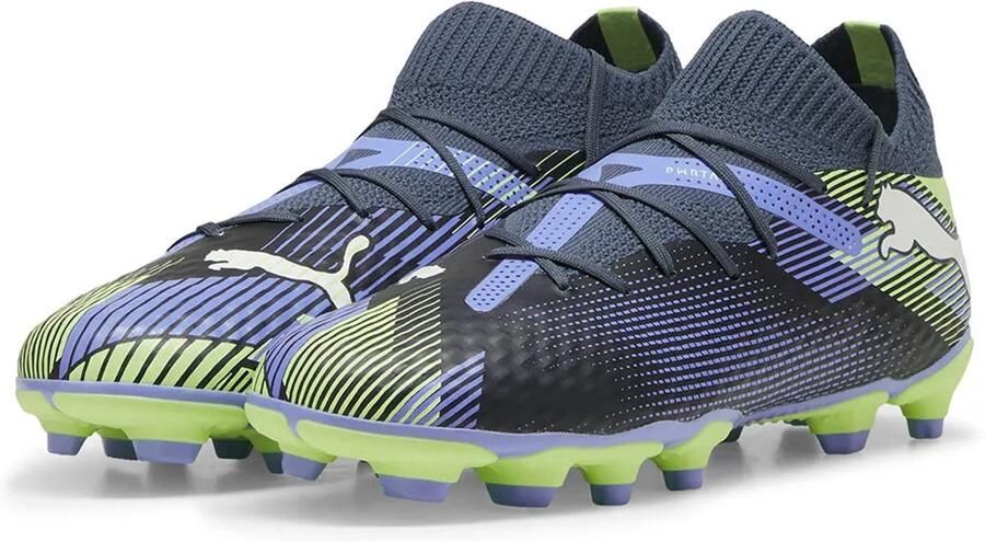 PUMA Future 7 Pro Fg ag Jr Voetbalschoenen Blauw Zwart