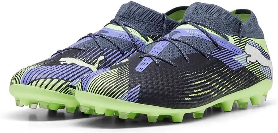 PUMA Future 7 Pro+ Mg Voetbalschoenen Blauw Zwart