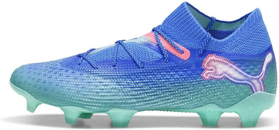 PUMA Future 7 Ultimate Gras Kunstgras Voetbalschoenen (MG) Blauw Turquoise Wit