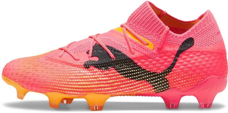 PUMA Future 7 Ultimate Gras Kunstgras Voetbalschoenen (MG) Dames Roze Zwart Oranje
