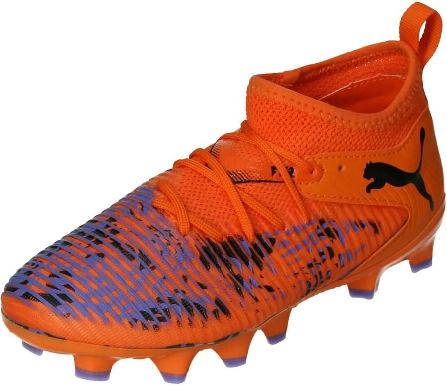 Puma Future 8 Match Creativity FG AG junior voetbalschoenen oranje zwart paars