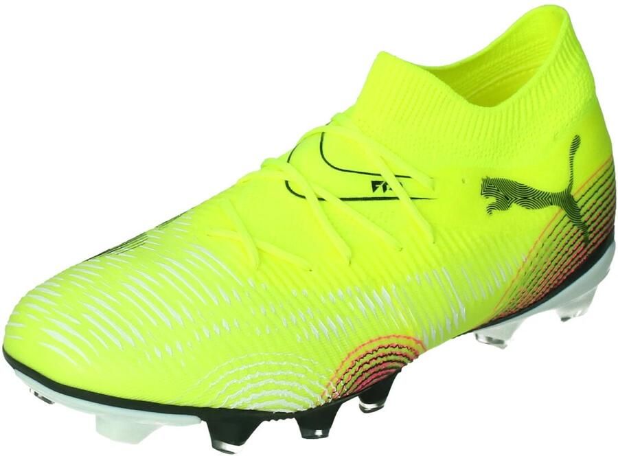 PUMA FUTURE 8 MATCH FG AG Unisex Sportschoenen Yellow Alert- Black-Sun Struck