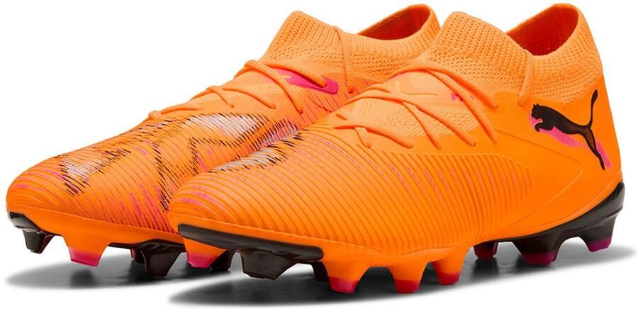 PUMA Future 8 Match Fg ag Voetbalschoenen Voor Dames Oranje 1 2 Vrouw