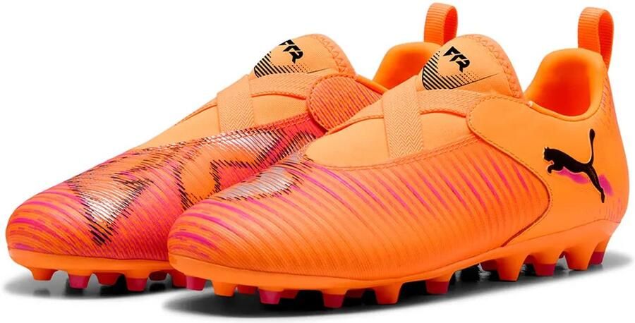 PUMA Future 8 Match Ll Mg Voetbalschoenen Voor Kinderen Oranje