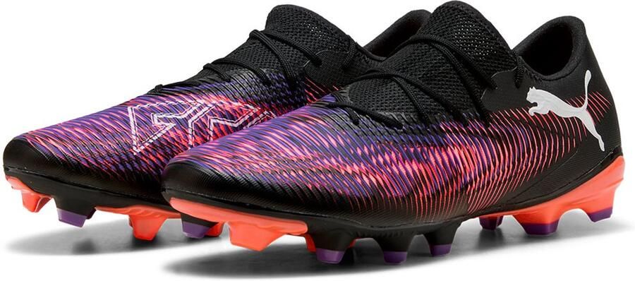 Puma Future 8 Match Low FG AG Senior voetbalschoenen zwart wit rood - Foto 2