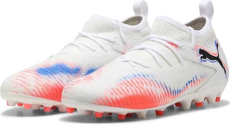 PUMA Future 8 Match Mg Voetbalschoenen Voor Kinderen Wit