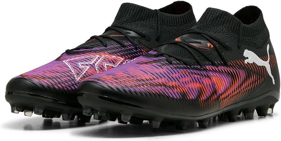 PUMA Future 8 Match Mg Voetbalschoenen Zwart