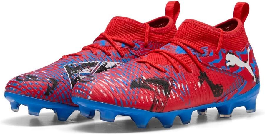 PUMA future 8 match playmakers fg ag jr Voetbal schoen firm ground jongens Rood
