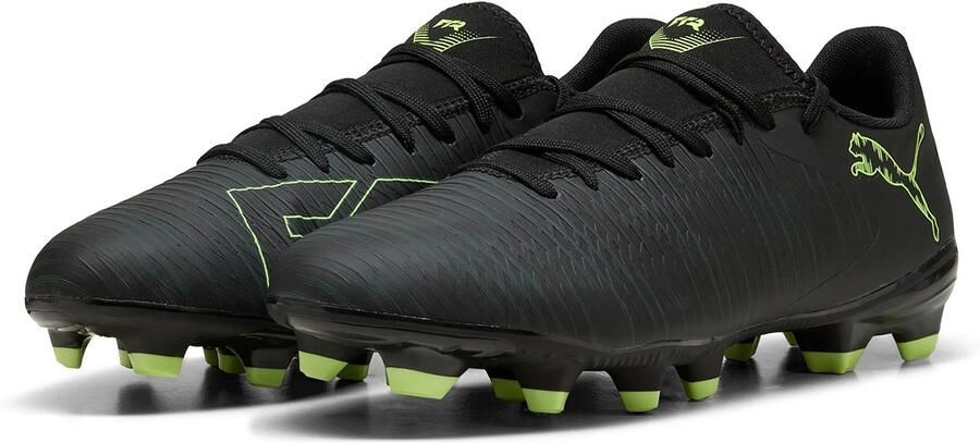 PUMA Future 8 Play Gras Kunstgras Voetbalschoenen (MG) Zwart Donkergroen Lichtgroen