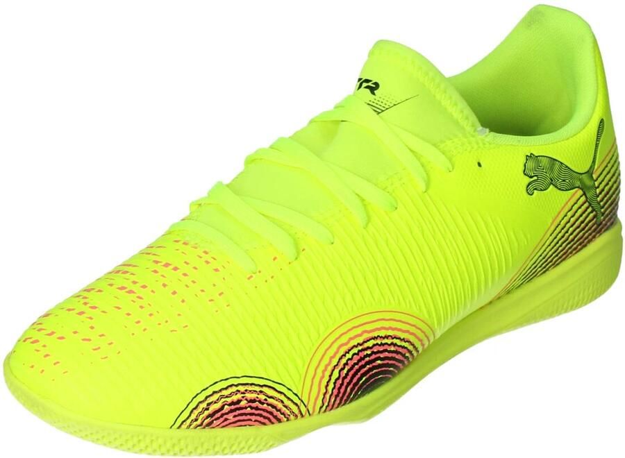Puma Future 8 Play IT senior voetbalschoenen geel zwart oranje - Foto 2