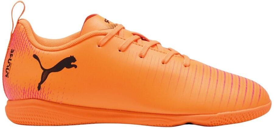 PUMA Future 8 Play Zaalvoetbalschoenen (IN) Kids Oranje Roze Zwart