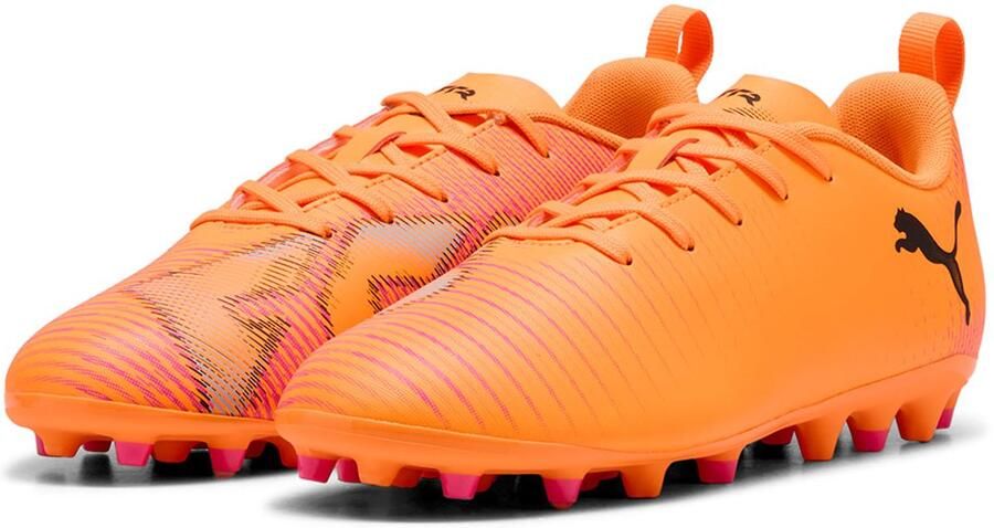 PUMA Future 8 Play Mg Junioren Voetbalschoenen Oranje 1 2 Kinderen