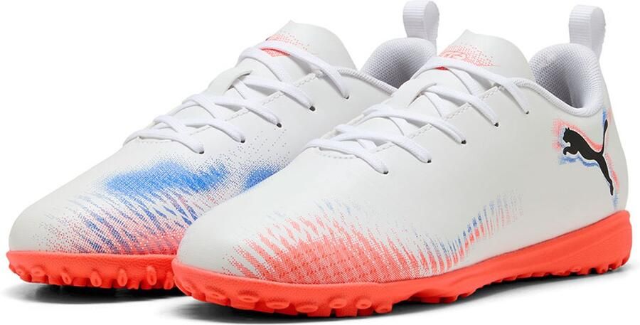 PUMA Future 8 Play Tf Junioren Voetbalschoenen Wit Kinderen