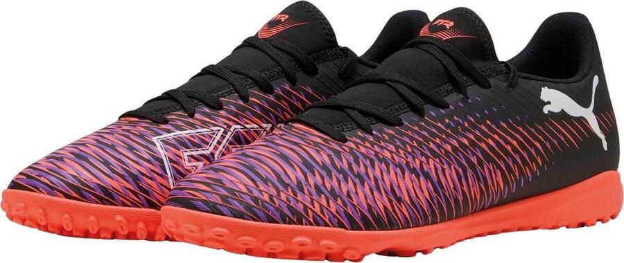 PUMA Future 8 Play Tt Junioren Voetbalschoenen Zwart Kinderen