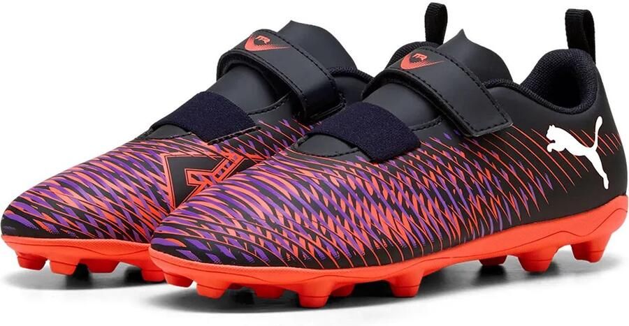PUMA Future 8 Play V Fg ag Rb Junioren Voetbalschoenen Zwart Kinderen