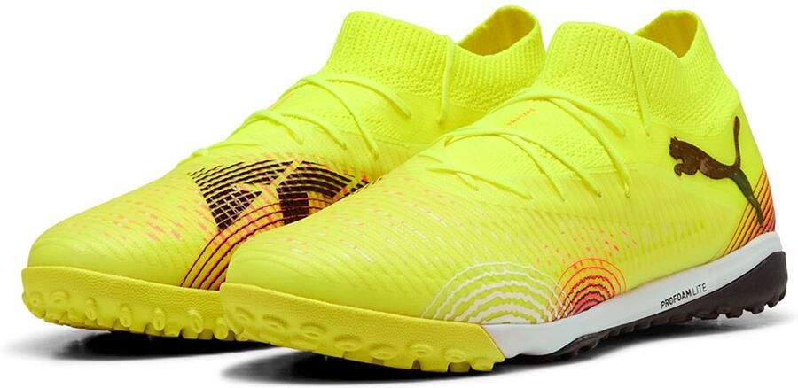 PUMA Future 8 Pro Cage Mid Voetbalschoenen Geel