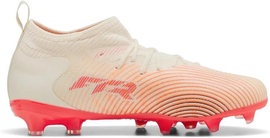 PUMA FUTURE 9 MATCH FG AG Jr Unisex Sportschoenen Sugared Almond- White-Ultra Red- Black - Foto 4