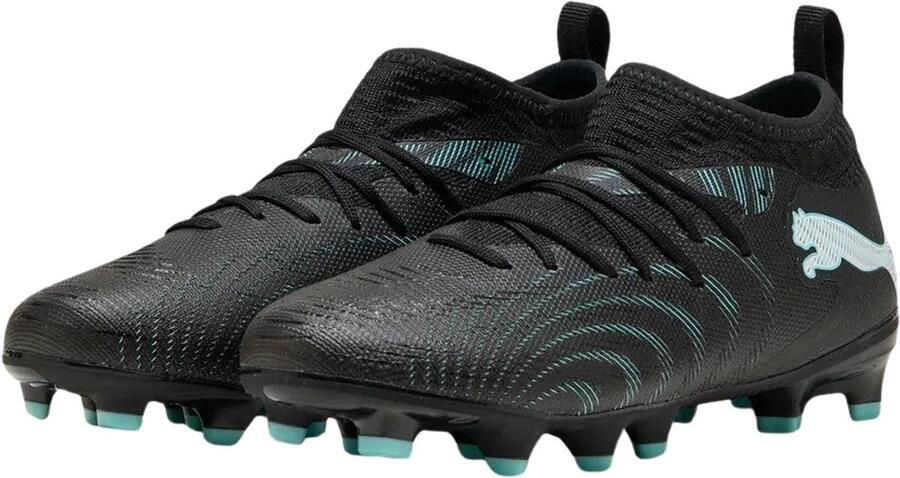 PUMA FUTURE 9 MATCH FG AG Jr Unisex Sportschoenen Black-Intense Mint- White