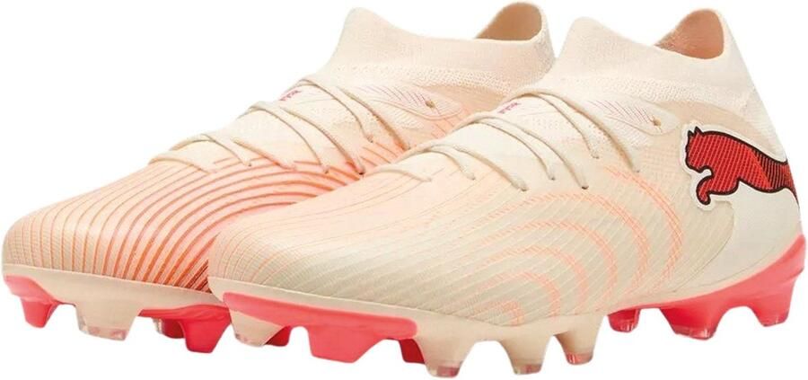 PUMA FUTURE 9 MATCH FG AG Wn's Dames Sportschoenen Sugared Almond- White-Ultra Red- Black