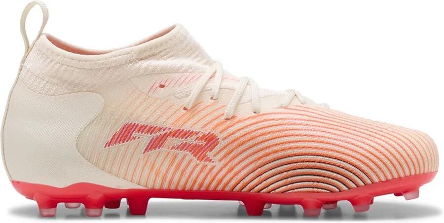 PUMA Future 9 Match Mg Junioren Voetbalschoenen Beige Kinderen