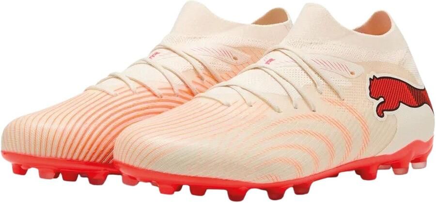 PUMA Future 9 Match MG The Arrival A gaan met suiker Wit Ultra Red Zwart - Foto 2