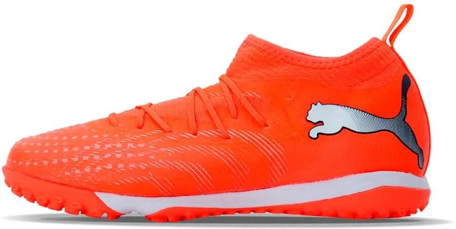 PUMA Future 9 Match Tf+ Mid Junioren Voetbalschoenen Oranje 1 2 Kinderen