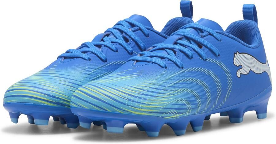 PUMA FUTURE 9 PLAY FG AG Jr Unisex Sportschoenen Ultra Blue- White-Luminous Blue- Black